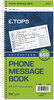 A Picture of product TOP-4008 TOPS™ Spiralbound Message Book,  2 3/4 x 5, Carbonless Duplicate, 600-Set Book