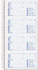A Picture of product TOP-4008 TOPS™ Spiralbound Message Book,  2 3/4 x 5, Carbonless Duplicate, 600-Set Book