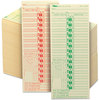 A Picture of product TOP-1275 TOPS™ Time Clock Cards,  Bi-Weekly, Two-Sided, 3 1/2 x 9, 500/Box