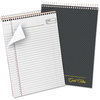 A Picture of product TOP-20813 Ampad® Gold Fibre® Wirebound Writing Pad with Cover,  8 1/2 x 11 3/4, White, Grey Cover