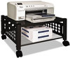 A Picture of product VRT-VF52009 Vertiflex™ Underdesk Machine Stand,  One-Shelf, 21 1/2w x 17 7/8d x 11 1/2h, Black
