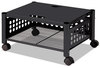 A Picture of product VRT-VF52009 Vertiflex™ Underdesk Machine Stand,  One-Shelf, 21 1/2w x 17 7/8d x 11 1/2h, Black