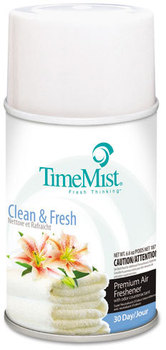 TimeMist® Metered Aerosol Fragrance Dispenser Refills,  Clean N Fresh, 6.6oz