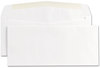 A Picture of product UNV-36321 Universal® Business Envelope Open-Side 1 Window, #10, Square Flap, Gummed Closure, 4.13 x 9.5, White, 500/Box