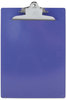 A Picture of product SAU-21601 Saunders Recycled Plastic Clipboard with Ruler Edge,  1" Capacity, Holds 8 1/2w x 12h, Red