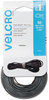 A Picture of product VEK-90924 Velcro® One-Wrap® Reusable Ties,  1/2 x Eight Inches, Black/Gray, 50 Ties/Pack