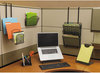 A Picture of product SAF-3250BL Safco® Onyx™ Mesh Mini Organizer 3 Compartments, Steel, 6 x 5.25 Black