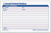 A Picture of product TOP-46373 TOPS™ Avoid Verbal Orders Manifold Book,  6 1/4 x 4 1/4, 2-Part Carbonless, 50 Sets/BK
