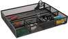A Picture of product ROL-22131 Rolodex™ Metal Mesh Deep Desk Drawer Organizer,  Metal Mesh, Black