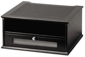 Victor® Midnight Black Collection™ Monitor Riser, 13 x 13 x 6 1/2, Black