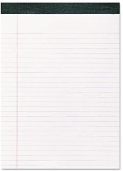 Roaring Spring® Recycled Legal Pad, 8 1/2 x 11 3/4 Pad, 8 1/2 x 11 Sheets, 40/Pad, White, Dozen