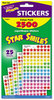 A Picture of product TEP-T46917 TREND® superSpots® and superShapes® Sticker Packs,  Smiling Star,  2500 per Pack