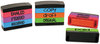 A Picture of product USS-8800 Stack Stamp® Interlocking Stamp,  EMAILED, FAXED, RECEIVED, 1 13/16 x 5/8, Assorted Fluorescent Ink