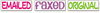 A Picture of product USS-8800 Stack Stamp® Interlocking Stamp,  EMAILED, FAXED, RECEIVED, 1 13/16 x 5/8, Assorted Fluorescent Ink