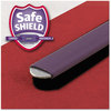 A Picture of product SMD-13731 Smead™ Four-Section Colored Pressboard Top Tab Classification Folders with SafeSHIELD® Coated Fasteners Four 1 Divider, Letter Size, Bright Red, 10/Box