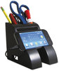 A Picture of product VCT-PH600 Victor® Smart Charge Pencil Cup with USB Hub,  Black