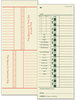 A Picture of product TOP-1257 TOPS™ Time Clock Cards,  Weekly, Two-Sided, 3 1/2 x 9, 500/Box