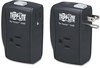 A Picture of product TRP-TRAVLER100BT Tripp Lite Protect It!™ Two-Outlet Portable Surge Suppressor,  1050 Joules, Black