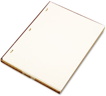 Wilson Jones® Minute Book Refill Ledger Sheets, Ivory Linen, 11 x 8-1/2, 100 Sheet/Box