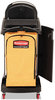 A Picture of product RCP-9T7500BK Rubbermaid® Commercial High-Security Healthcare Cleaning Cart,  22w x 48-1/4d x 53-1/2h, Black  2EACH/MASTER CASE