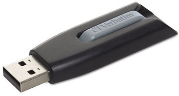Verbatim® Store 'n' Go® V3 USB 3.0 Drive,  32GB, Black/Gray