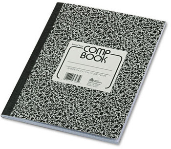 National® Composition Notebook,  Quadrille Rule, 7 7/8 x 10, White, 80 Sheets