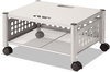 A Picture of product VRT-VF52005 Vertiflex™ Underdesk Machine Stand,  One-Shelf, 21 1/2w x 17 7/8d x 11 1/2h, Matte Gray