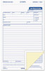 A Picture of product TOP-3868 TOPS™ Job Work Order,  5 1/2 x 8 1/2, Three-Part Carbonless, 50 Forms