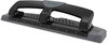 A Picture of product SWI-74134 Swingline® SmartTouch™ Three-Hole Punch,  9/32" Holes, Black/Gray