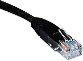 Tripp Lite CAT5e Molded Patch Cable,  7 ft, Black