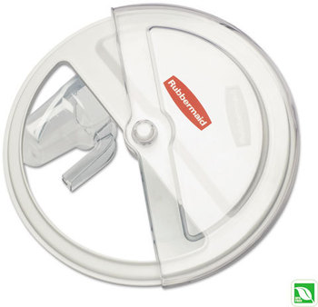 Rubbermaid® Commercial ProSave™ Sliding Lid,  20 3/4" x 5" x 20 3/4", White/Clear