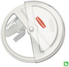 A Picture of product RCP-FG9G7700WHT Rubbermaid® Commercial ProSave™ Sliding Lid,  20 3/4" x 5" x 20 3/4", White/Clear