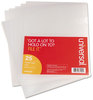A Picture of product UNV-81525 Universal® Project Folders Letter Size, Clear, 25/Pack