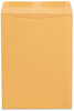 A Picture of product UNV-41105 Universal® Catalog Envelope 24 lb Bond Weight Paper, #10 1/2, Square Flap, Gummed Closure, 9 x 12, Brown Kraft, 250/Box