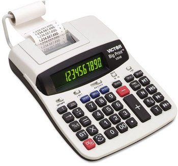 Victor® 1310 Big Print™ Commercial Thermal Printing Calculator,  Black Print, 6 Lines/Sec