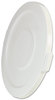 A Picture of product RCP-2631WHI Rubbermaid® Commercial Round Brute® Lid for 32-Gallon Round Brute Containers. White.