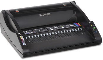Swingline™ GBC® CombBind® C110E Electric Binding Machine,  Binds 330, Punches 15, Black