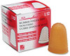 A Picture of product SWI-54014 Swingline® Rubber Finger Tips,  14 (X-Large), Amber, Dozen