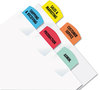 A Picture of product RTG-39020 Redi-Tag® Laser and Inkjet Printable Index Tabs,  1 1/8 x 1 1/4, 5 Colors, 375/Pack