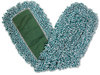 A Picture of product RCP-J855 Rubbermaid® Commercial Microfiber Looped-End Dust Mop Heads. 36 in. Green. 12 mops/carton.