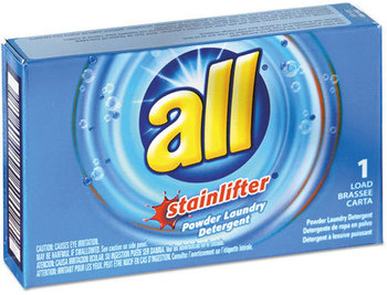 All® Stainlifter Powder Detergent - Vend Pack,  1 load, 100/Carton