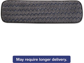Rubbermaid® Commercial Pulse™ Executive Double-Sided Microfiber Flat Mop Head,  18", Dark Gray