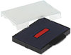 A Picture of product USS-P5470BR Identity Group Replacement Ink Pad for Trodat® Self-Inking Custom Dater,  1 5/8 x 2 1/2, Blue/Red