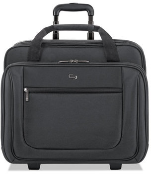 Solo Classic Rolling Case,  17.3", 17 1/2" x 9" x 14", Black