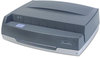 A Picture of product SWI-9800350 Swingline® 50-Sheet Electric Three-Hole Punch,  9/32" Holes, Gray