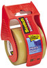 A Picture of product MMM-385012DP3 Scotch® 3850 Heavy-Duty Packaging Tape with DP300 Dispenser, 3" Core, 1.88" x 54.6 yds, Clear, 12/Pack