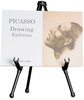 A Picture of product UNV-43028 Universal® Portable Tabletop Easel 14" High, Steel, Black