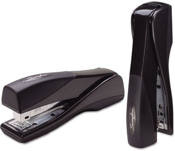 Swingline® Optima® Grip Full Strip Stapler,  25-Sheet Capacity, Graphite