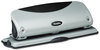 A Picture of product SWI-74063 Swingline® EasyView™ Three-Hole Punch,  9/32" Holes, Black/Silver