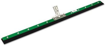 Unger® AquaDozer® Heavy-Duty Floor Squeegee,  36 Inch Blade, Green/Black Rubber, Straight